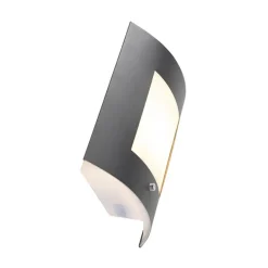 Qazqa buitenlampen met sensor emmerald grijs e27