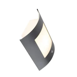 Qazqa buitenlampen met sensor emmerald grijs e27