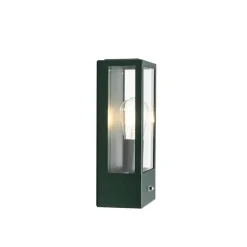 Qazqa buitenlampen met sensor rotterdam groen e27