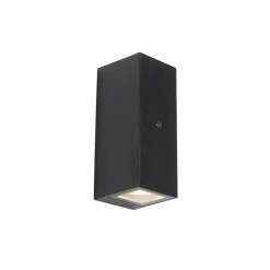 Qazqa buitenlampen met sensor baleno zwart gu10