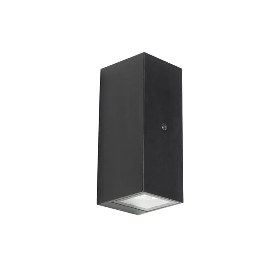 Qazqa buitenlampen met sensor baleno zwart gu10