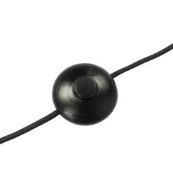 QAZQA Design vloerlamp zwart 3-lichts verstelbaar - Mesh - Zwart
