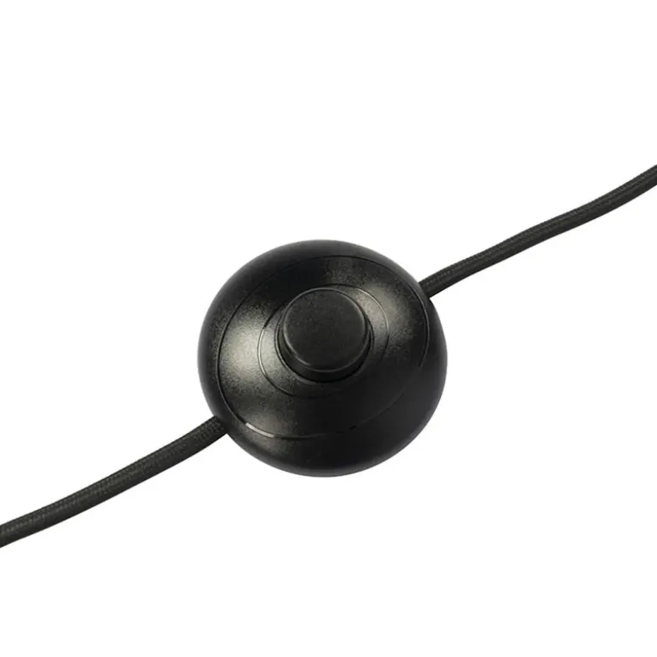 QAZQA Design vloerlamp zwart 3-lichts verstelbaar - Mesh - Zwart
