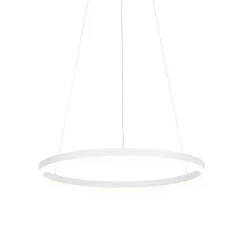 Qazqa hanglampen anello wit geïntegreerde led