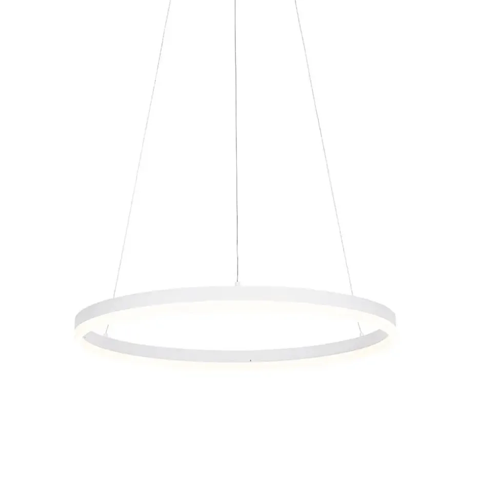 Qazqa hanglampen anello wit geïntegreerde led