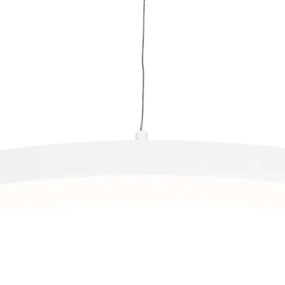 Qazqa hanglampen anello wit geïntegreerde led