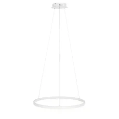 Qazqa hanglampen anello wit geïntegreerde led