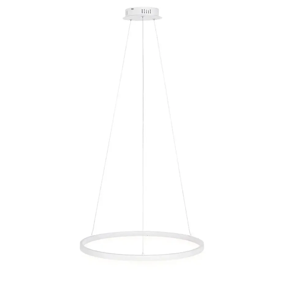 Qazqa hanglampen anello wit geïntegreerde led