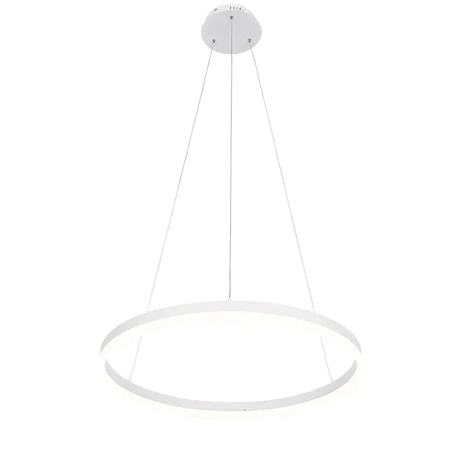 Qazqa hanglampen anello wit geïntegreerde led