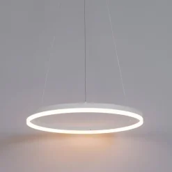 Qazqa hanglampen anello wit geïntegreerde led