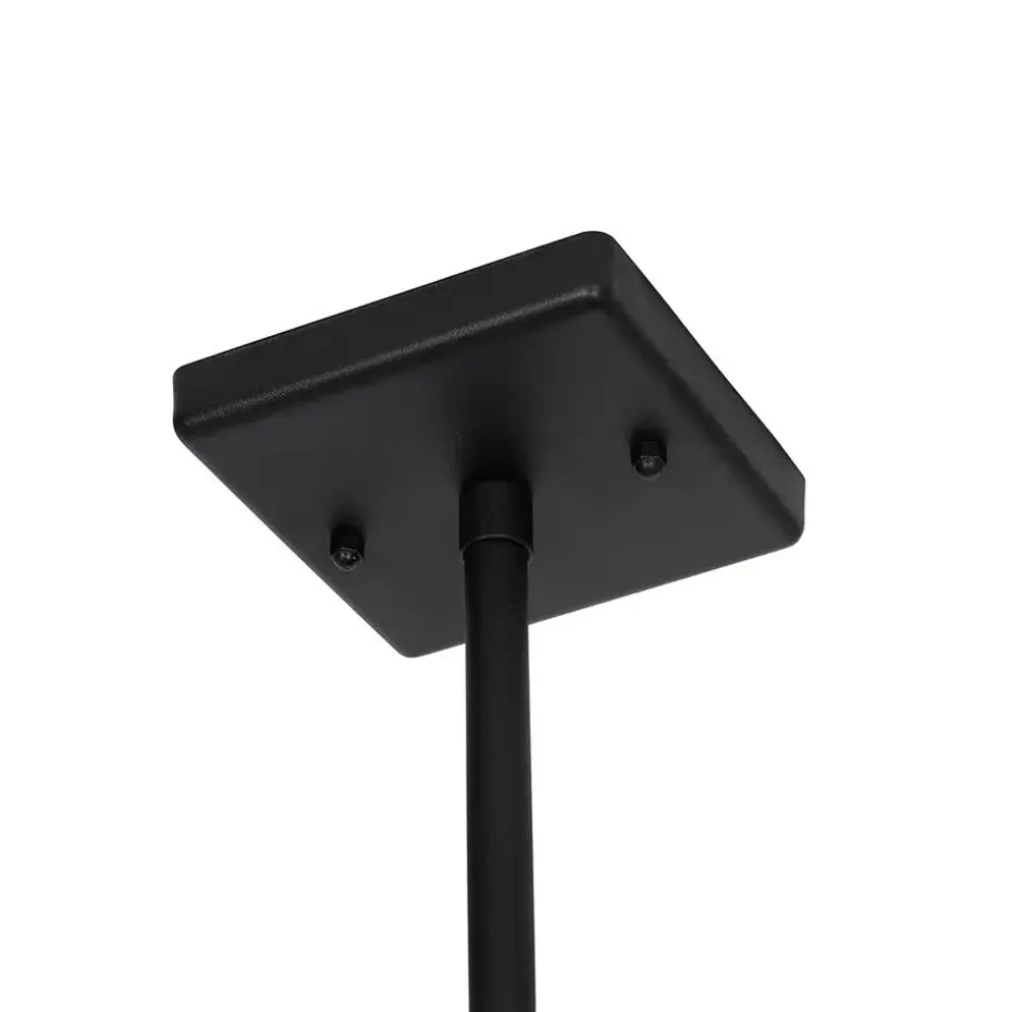 Qazqa hanglampen buiten charlois zwart e27