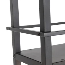 Qazqa hanglampen cage rack zwart e27