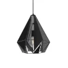 Qazqa hanglampen carcass zwart e27