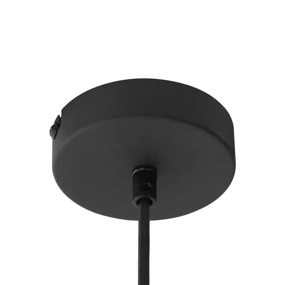Qazqa hanglampen carcass zwart e27