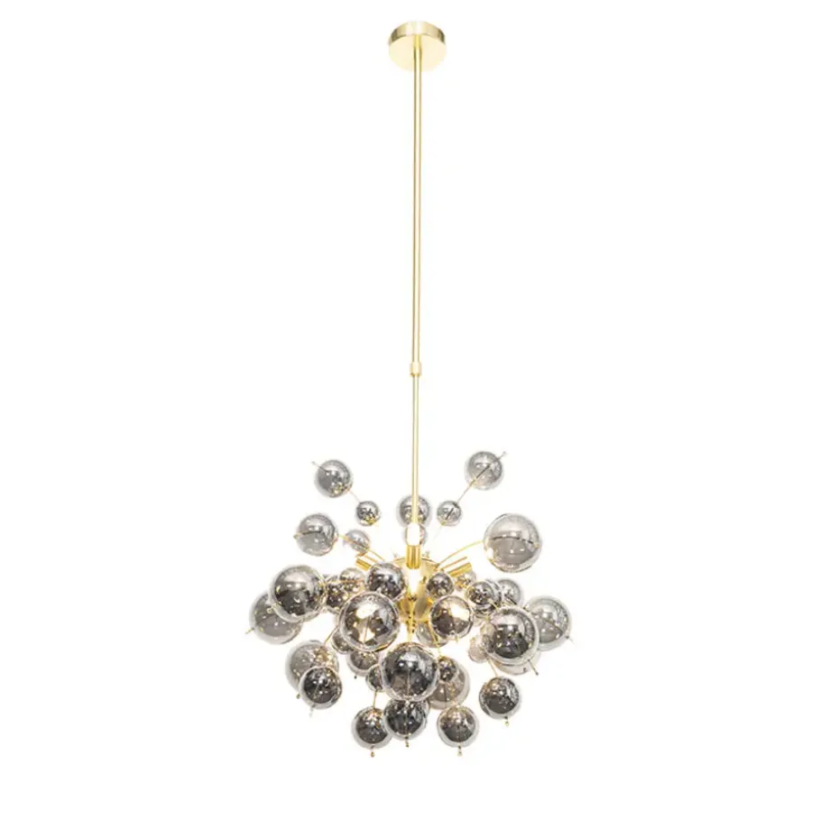 Qazqa hanglampen explode goudkleurig g9