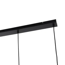 Qazqa hanglampen laura grijs e27