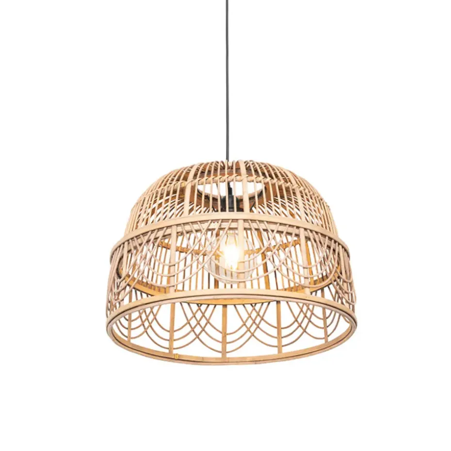 Qazqa hanglampen michelle bruin e27