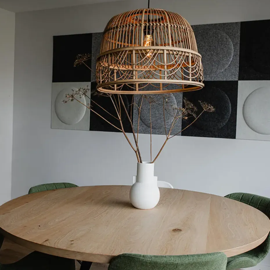 Qazqa hanglampen michelle bruin e27