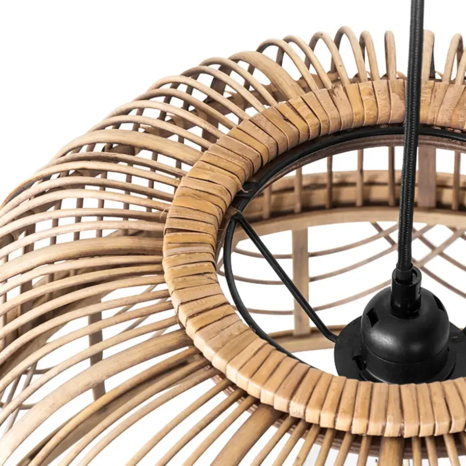 Qazqa hanglampen michelle bruin e27