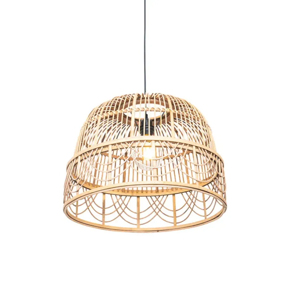 Qazqa hanglampen michelle bruin e27