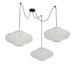 Qazqa hanglampen plu wit e27