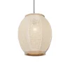 Qazqa hanglampen rob wit e27