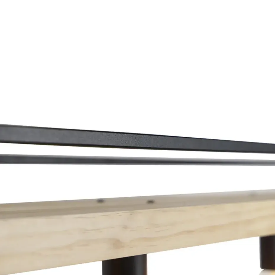 Qazqa hanglampen shelf zwart e27