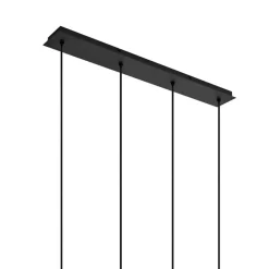 Qazqa hanglampen vidro grijs e27