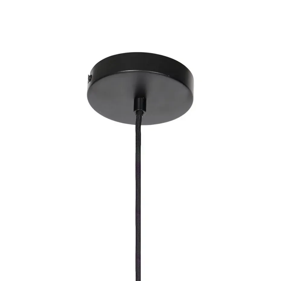 Qazqa hanglampen zuzanna grijs e27