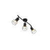 Qazqa opbouwspots botu zwart e14