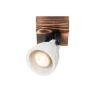 Qazqa opbouwspots creto bruin gu10