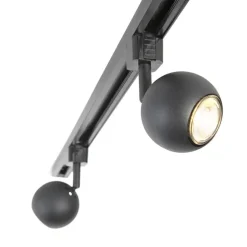 Qazqa opbouwspots iconic gissi zwart gu10