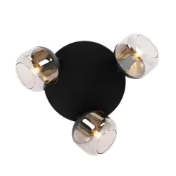 Qazqa opbouwspots kyan grijs e14