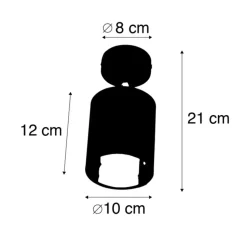 Qazqa opbouwspots lofty wit e14