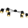 Qazqa opbouwspots lofty zwart e14