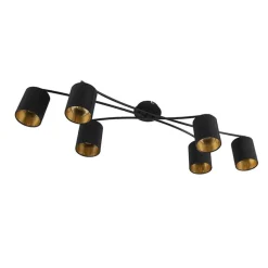 Qazqa opbouwspots lofty zwart e14