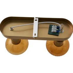 Qazqa opbouwspots teddy goudkleurig e14