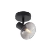 Qazqa opbouwspots teddy zwart e14