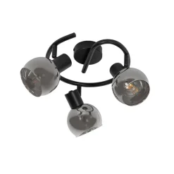 Qazqa opbouwspots vidro zwart e14