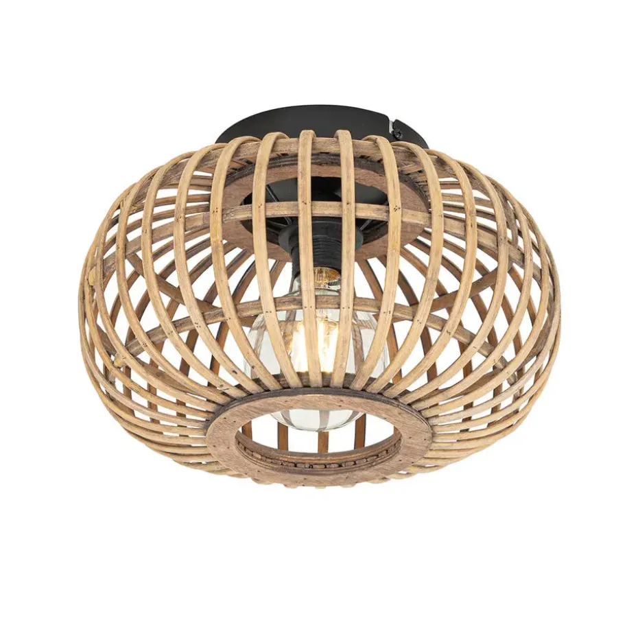 Qazqa plafondlampen amira crème e27