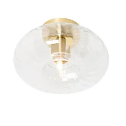 Qazqa plafondlampen ayesha goudkleurig e27