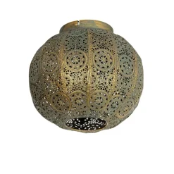 Qazqa plafondlampen baloo groen e27