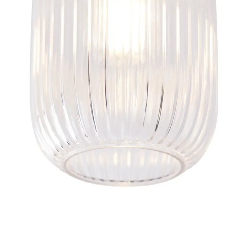 Qazqa plafondlampen banci goudkleurig e27