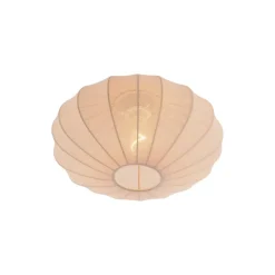 Qazqa plafondlampen bida beige e27