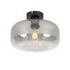 Qazqa plafondlampen bizle grijs e27