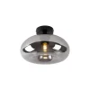 Qazqa plafondlampen busa zwart e27