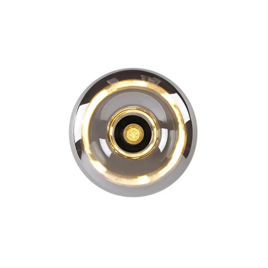 Qazqa plafondlampen busa zwart e27