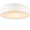 Qazqa plafondlampen drum led wit geïntegreerde led