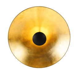 Qazqa plafondlampen emilienne zwart e27