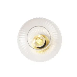 Qazqa plafondlampen karel goudkleurig e27